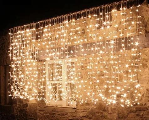 Christmas Curtain Lights for Outdoor Decoration - LED Fairy Lights