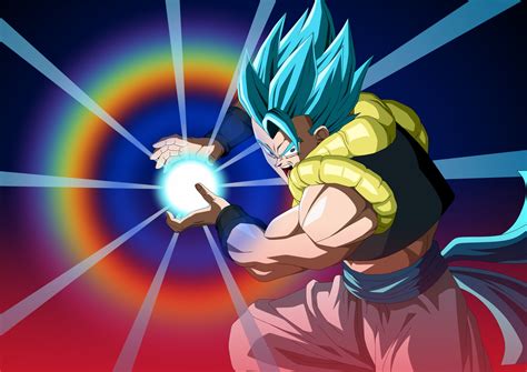 Gogeta SSJ Blue Full Force Kamehameha (Wallpaper) by Zelves123 on ...