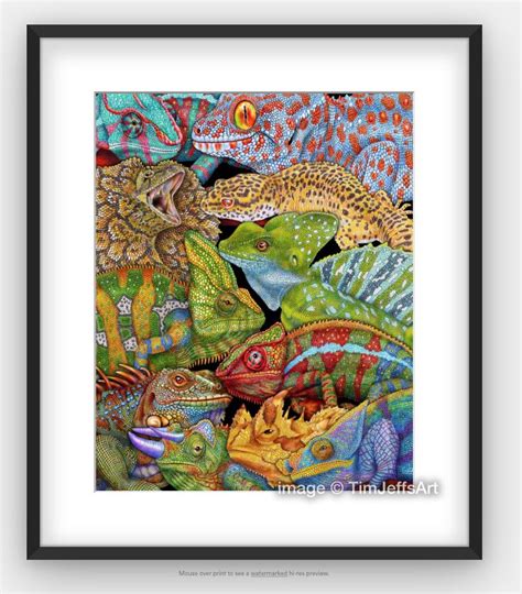 **NEW REPTILES COLLAGE PRINT** | Print collage, Color pencil art, Artwork