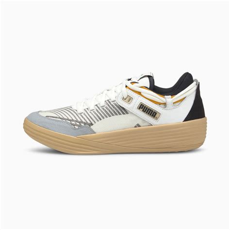 PUMA Mens Clyde All-Pro Kuzma Mid High Sneakers Shoes Casual White Fashion Sneakers ...