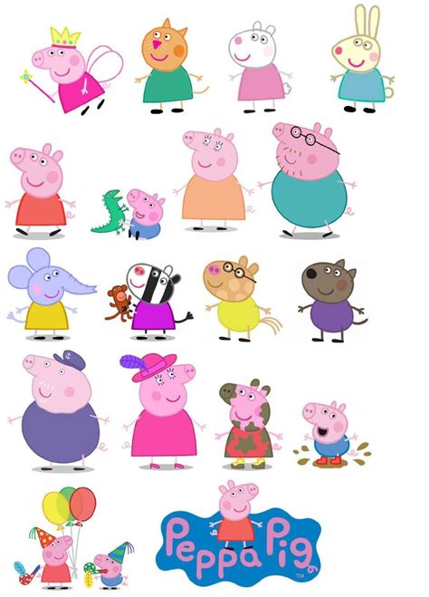 Printable Peppa Pig And Friends | Mewarnai Alat Komunikasi