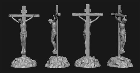 ArtStation - Jesus Christ On The Cross 3D print model | Resources