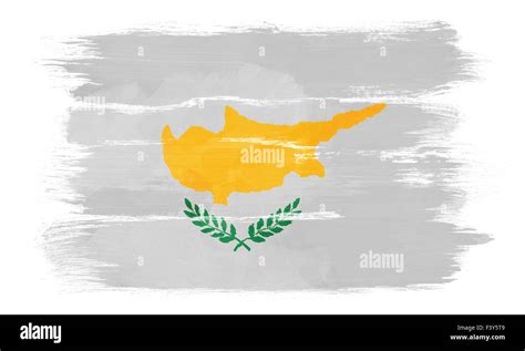 The Cypriot flag Stock Photo - Alamy