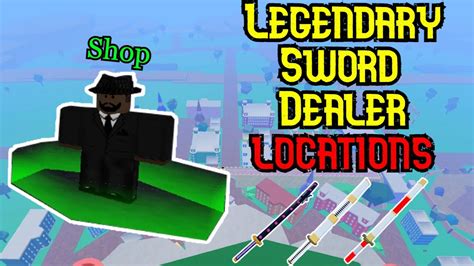 All Legendary Sword Dealer Locations in Blox Fruits - YouTube