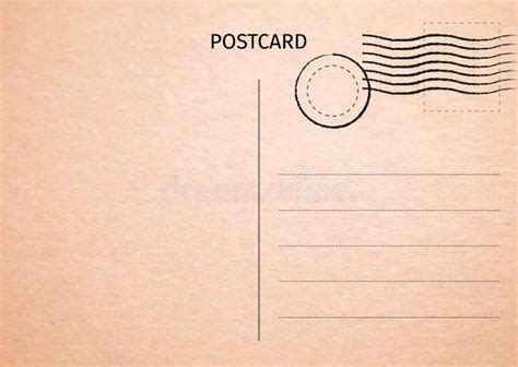 Postcard. Postal Card Illustration for Your Design Stock Vector - Illustration of engagement ...