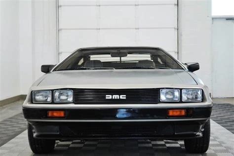 1981 DeLorean DMC-12 stainless steel over grey AUTO 6,100 miles for sale - DeLorean 1981 for ...