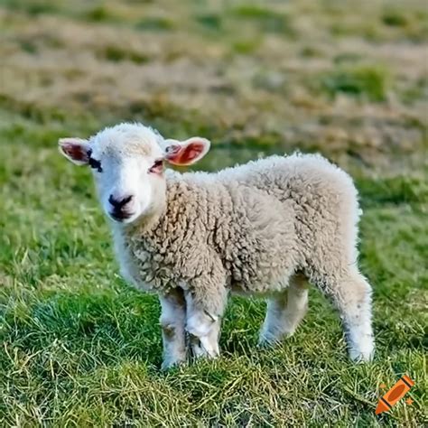 Cute mini baby sheep