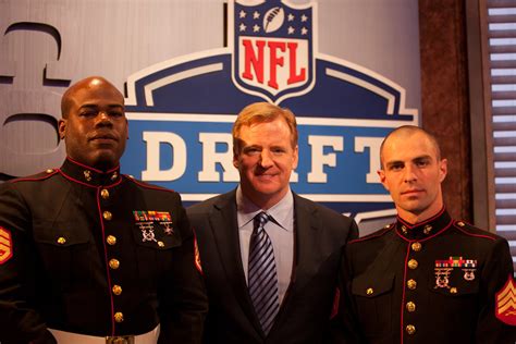 Marines at NFL Draft 2012 | Sgt. Luke Boyd (L) and Staff Sgt… | Flickr