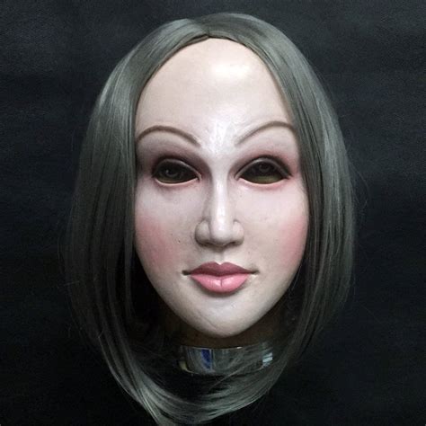 Realistic Female mask Disguise Self halloween latex realista | Etsy