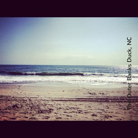 Beach front view of the Sanderling Resort & Spa in Duck, NC/Outer Banks ...