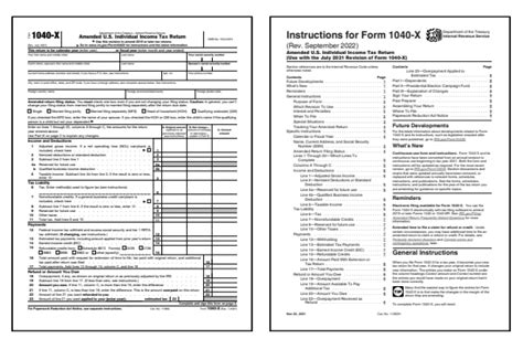 Form 1040x 2023 - Printable Forms Free Online