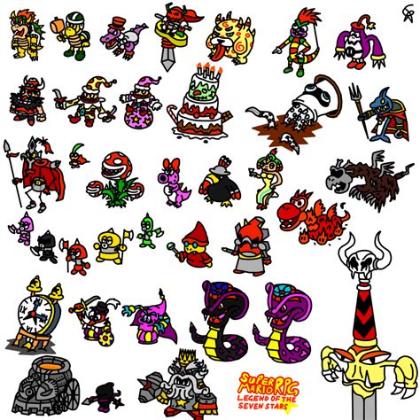 Super Mario RPG Bosses (2017) by Euanverse on DeviantArt