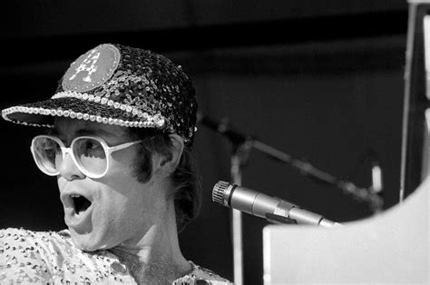 Terry O'Neill - Elton John Singing at Dodger Stadium For Sale at 1stDibs | elton john dodgers ...