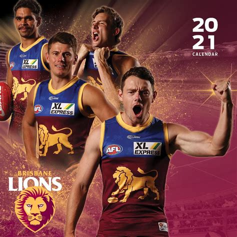 Paper Pocket - AFL Brisbane Lions 2021 Calendar