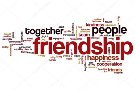 Friendship word cloud — Stock Photo © ibreakstock #100462196