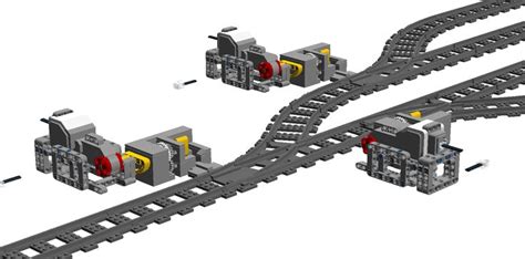 LEGO Train electric switch machanism | Lego trains, Lego train tracks ...