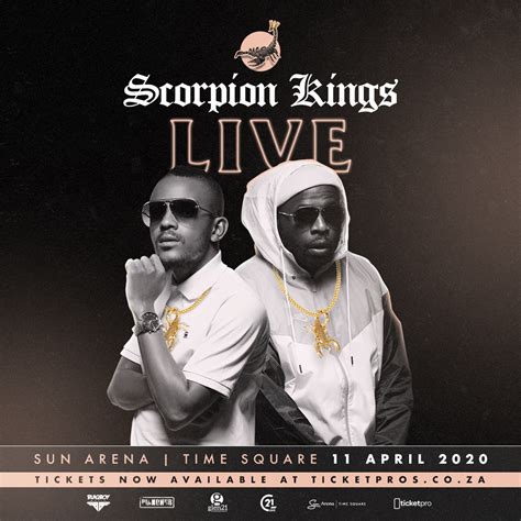 AMAPIANO ROYALTY SCORPION KINGS GO LIVE THIS APRIL - Urban Street Culture