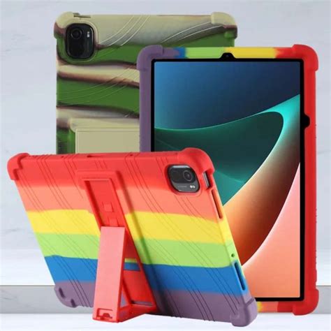 Silicone Shockproof Case for TCL 10 Tab Max 4G TCL Tab10 5G Stand Cover ...