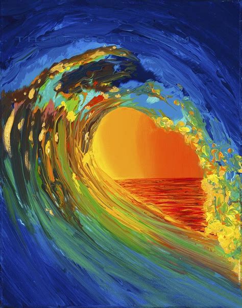 wave painting | Arte del surf, Pintura de onda, Arte moderno pintura