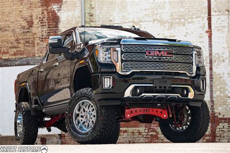 Lifted 2020 GMC Sierra 2500HD Denali with 7-9 Inch Full Throttle ...