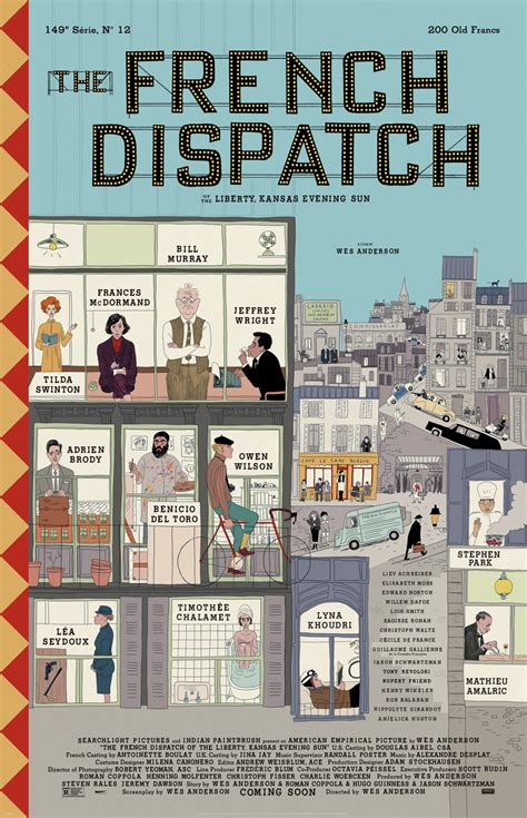 The French Dispatch (2020) Poster #1 - Trailer Addict