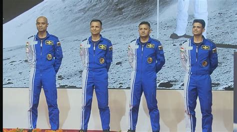 Names of Gaganyaan mission 2024-25 astronauts announced