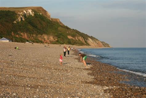 Haven Cliff and east beach, Seaton - Beautiful England Photos