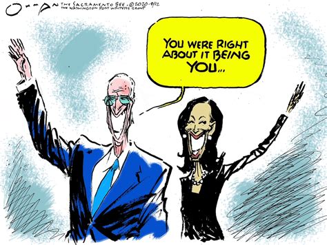 How cartoonists are drawing Kamala Harris in the wake of her joining ...