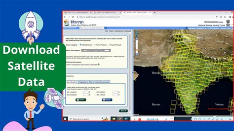 Step by Step How to Download Satellite Image Data from NRSC Bhuvan - YouTube