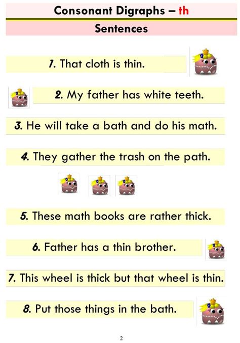 Consonant Digraphs Th