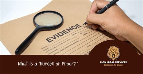 What Is A Burden Of Proof?