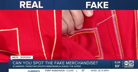 How to spot fake sports merchandise