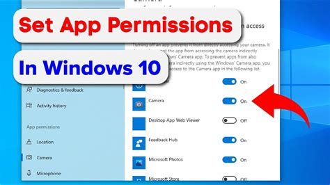 How To Set App Permissions In Windows 10 ।। Access and Manage Windows 10. - YouTube