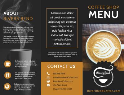 Coffee Shop Brochure Template | MyCreativeShop