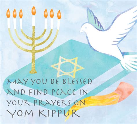 Blessings And Peace On Yom Kippur. Free Yom Kippur eCards | 123 Greetings