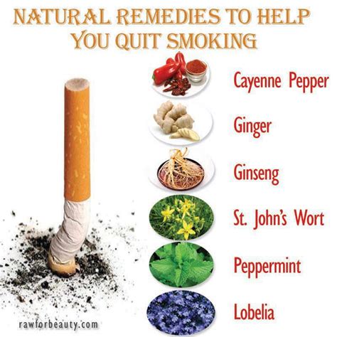 Natural remedies to help you quit smoking