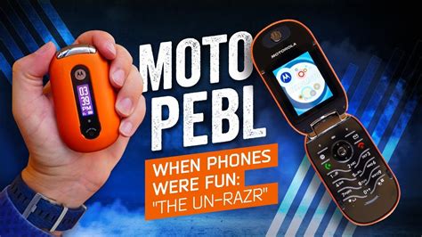 When Phones Were Fun: Motorola PEBL (2005) - YouTube