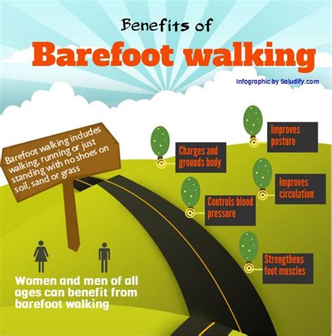 Benefits of barefoot walking