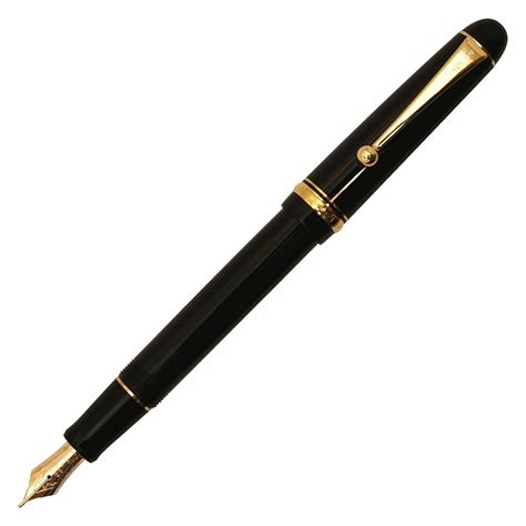 Pilot Custom 74 – Black GT with 14 Karat Gold Fine Nib Fountain Pen | PenWorld