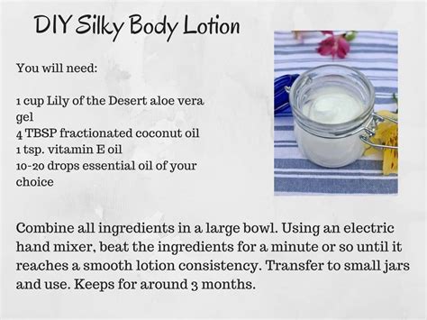 How to Make Silky DIY Body Lotion in 5 Minutes (with Aloe + Coconut Oil)