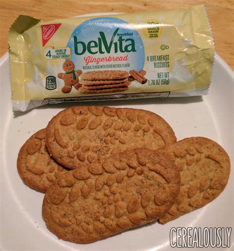 Review: belVita Gingerbread Breakfast Biscuits