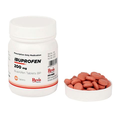 Ibuprofen Tablets BP 200 mg | Ryvis Pharma