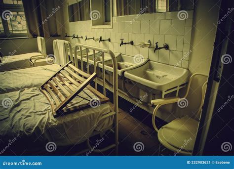 Old hospital beds stock image. Image of room, patient - 232903621