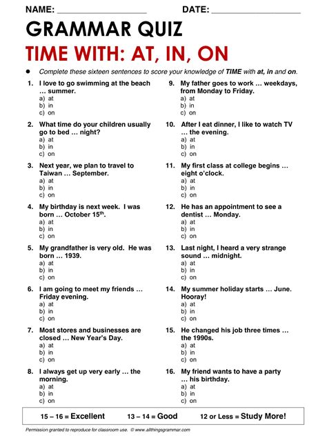 Verb Phrases Worksheets