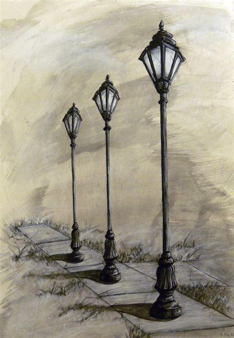 pictures of lamp post | Shop For This Camera | Perspective art, Art drawings, Ink art