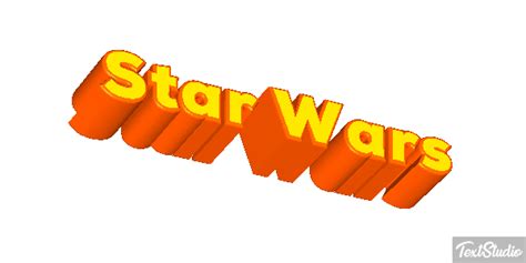 Star Wars Movie Animated GIF Logo Designs