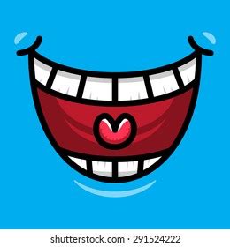 Big Cartoon Smile Vector Stock Vector (Royalty Free) 291524222 ...