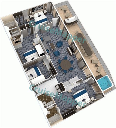 Liberty Of The Seas cabins and suites | CruiseMapper