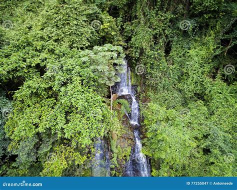 Aerial Waterfall And River View Of Vernal Falls Royalty-Free Stock ...