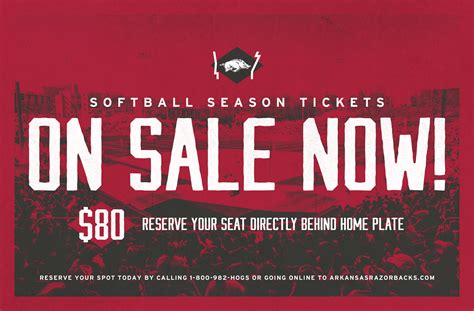 Razorback Softball Season Tickets on Sale | Arkansas Razorbacks